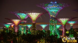 Cahaya dan Warna Keindahan Malam di Gardens by the Bay!